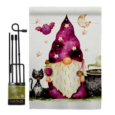Ensemble de drapeaux en polyester 19 po x 13 po Poison Gnome