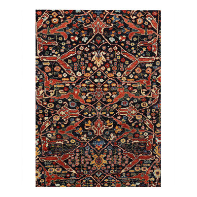 Persian fine Bidjar Hand-Knotted Rug 3'5"X 5'