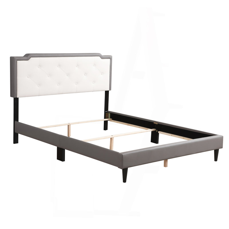 Charming Light Grey Queen Bed For Your Space