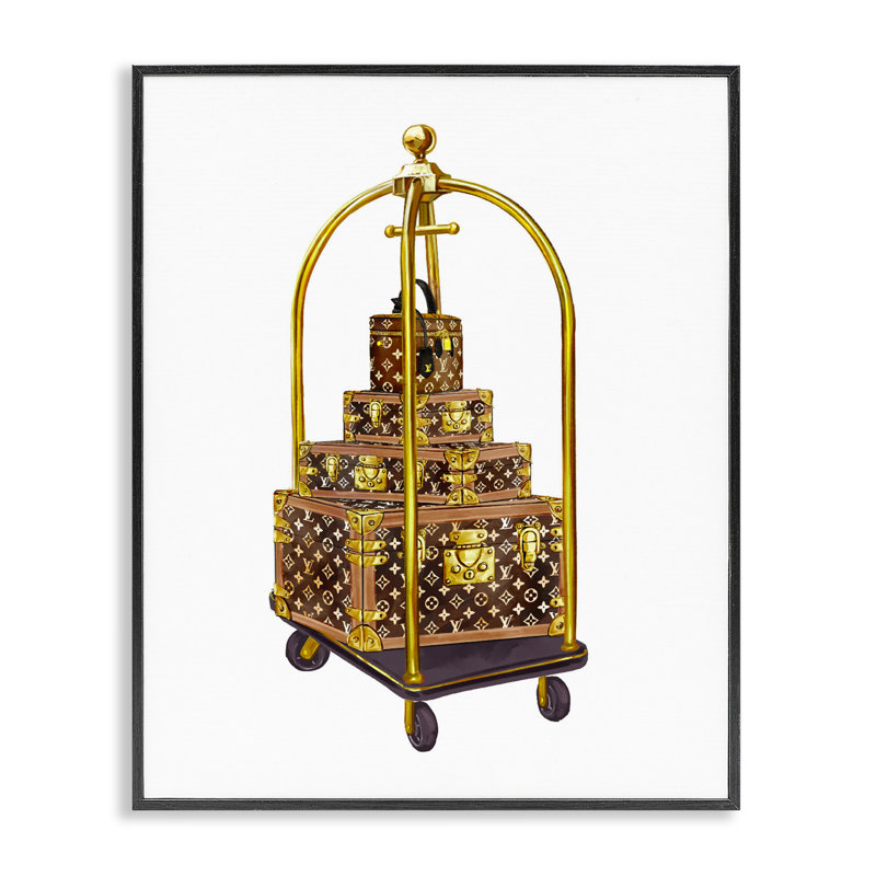 «Glam Hotel», giclée encadrée par Ziwei Li, H 20 po x l 16 po, Giclée encadrée noir minuit