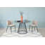 2 Dubhgal Velvet Upholstered Dining Chair with Black Metal Legs-1406872226
