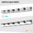 6-chrome adjustable iron art LED Vanity Light