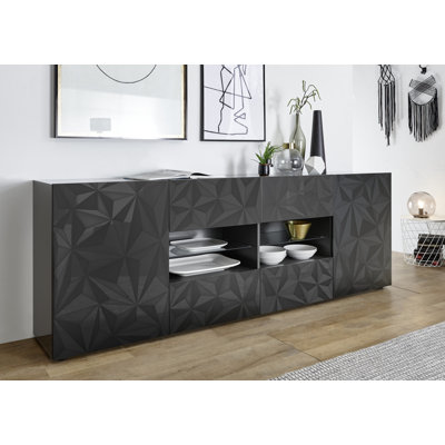 Bromborough 240 Cm Wide 4 Drawer Sideboard