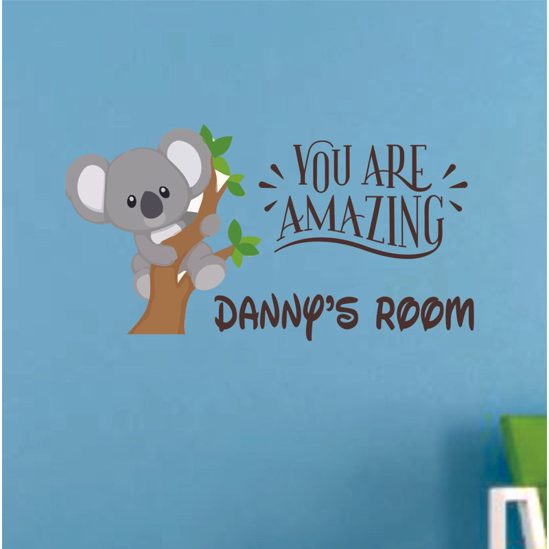 Adhésif décoratif mignon, mignon et mignon koala, H 30 po x l 27 po