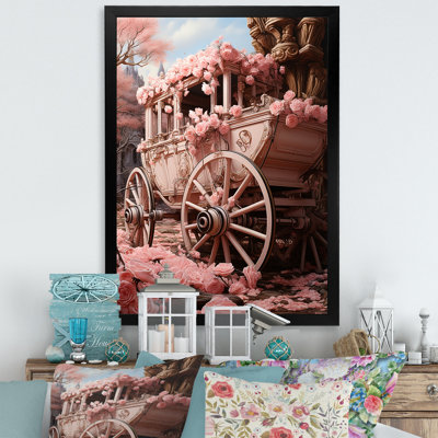 " Romanticism Pink Wedding Carriage "