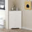 Floor Corner Cabinet With 2 Doors And Adjustable Shelves
