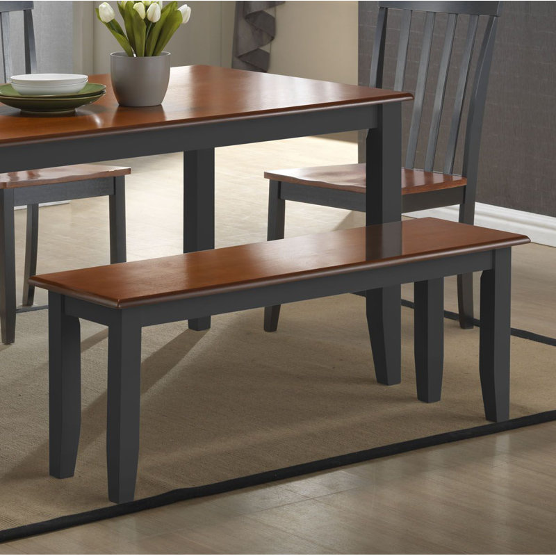 Raffe Bench, Black/Cherry