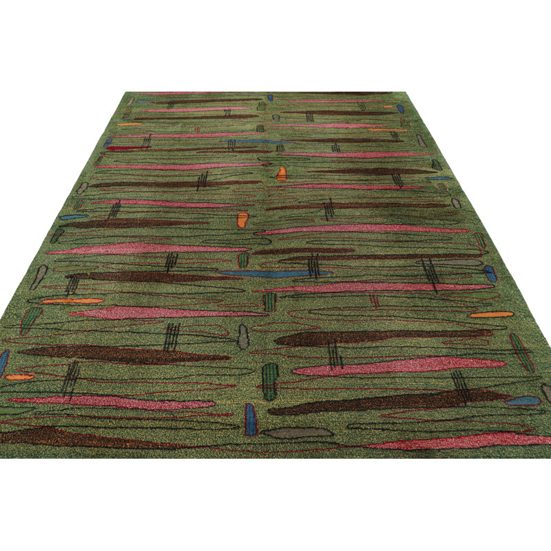 One-of-a-Kind 7’1”x9’6” Hand Knotted Area Rug