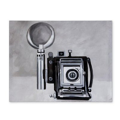 Antique Camera Gray Polyester Placemat - Home Decor Object