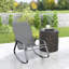 Steel, Texteline Rocking Chair