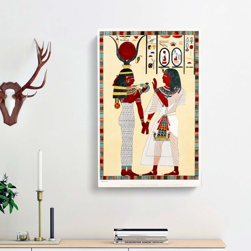 Goddess Isis by G.B. Belzoni - Wrapped Canvas, 50cm H x 35cm W x 3cm D