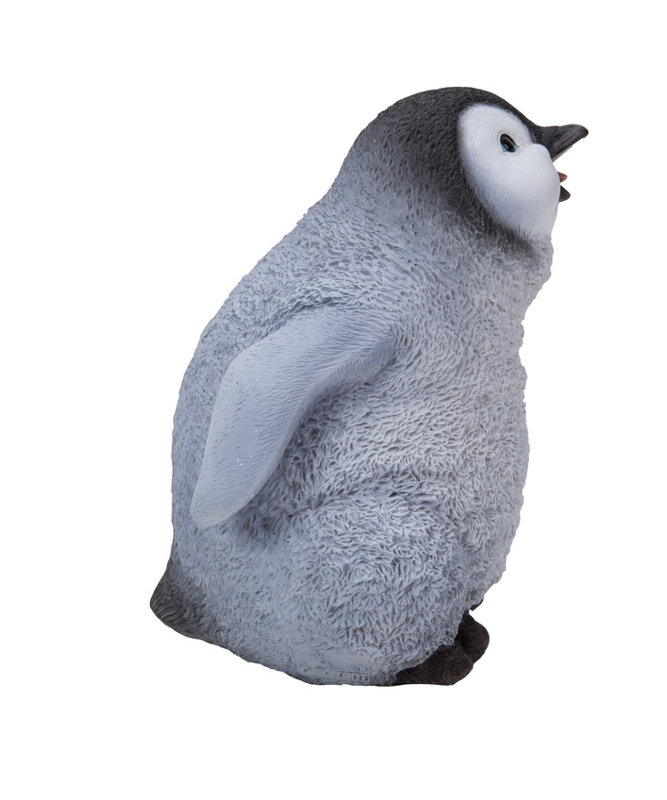 Statue pingouin de bébé rire