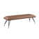 Rotteck Upholstered Bench w/ Curved Steel Legs