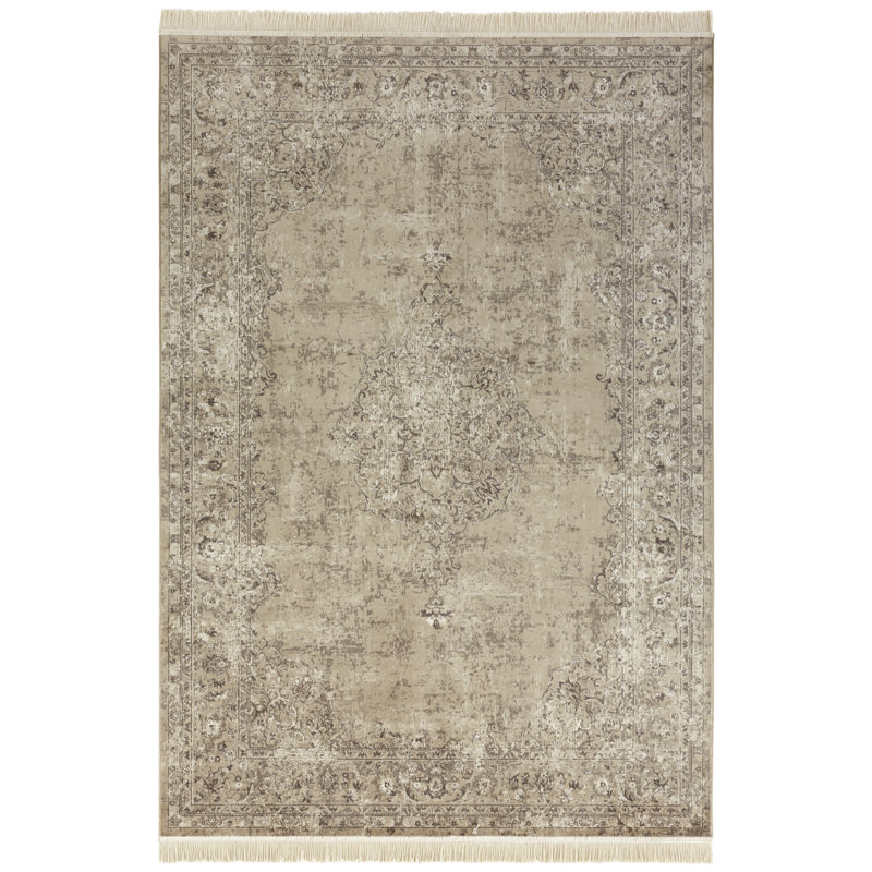 Tufted Olive Area Rug, Rectangle 95cm x 140cm
