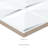 Linea Blanca 12 in. x 24 in. Glossy Ceramic Stone Look Wall Tile-110875262