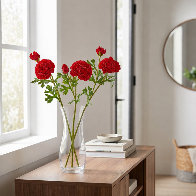 Ranunculus Clooney 19 po Just Cut , Rouge