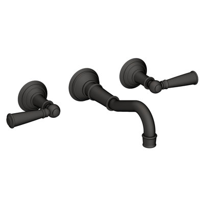 Jacobean Wall Mount Bathroom Faucet