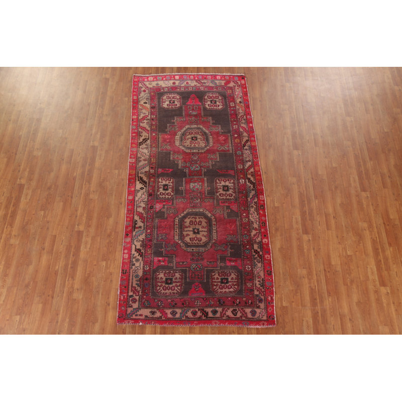 Tapis tribal à motif géométrique traditionnel 5 x 10