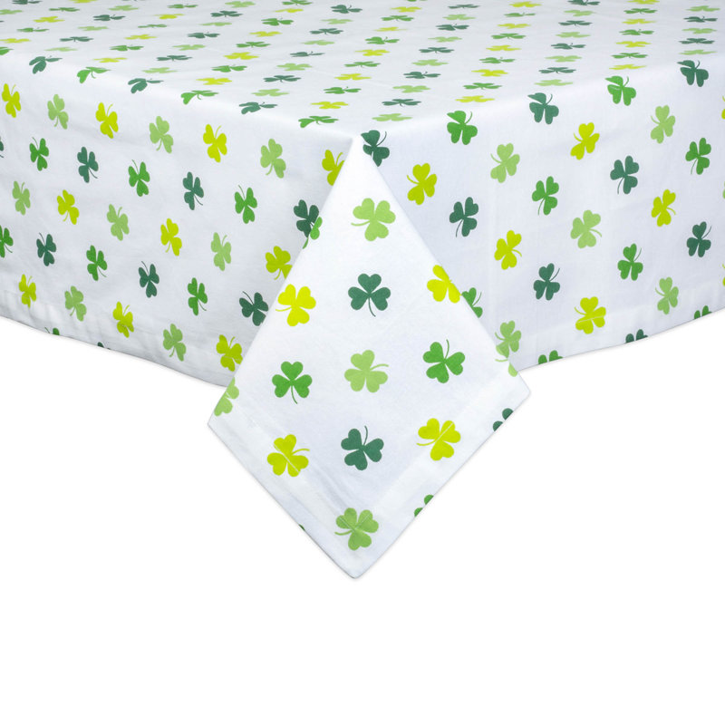 Poche Shamrock Shake Printed Tablecloth