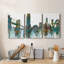 NY Skyline - toile tendue avec châssis de qualité supérieure - prête à être accrochée-244462522