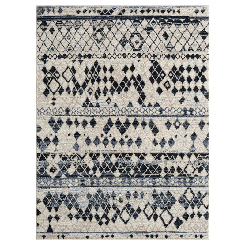 Tiburon Oriental Indoor Rug, Rectangle 5'3" x 7'6"