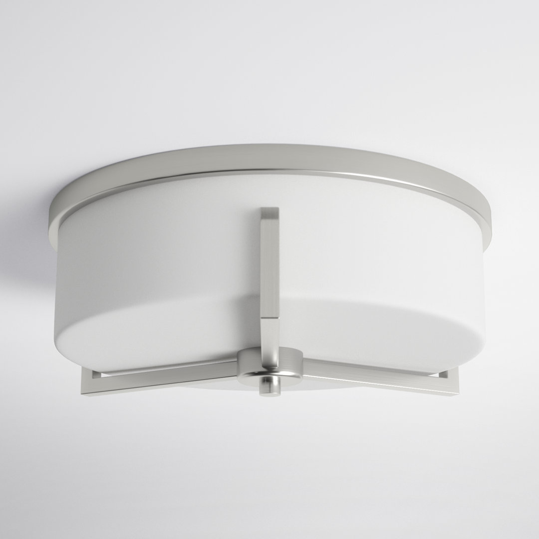 Rosolio 3 - Light 14'' Simple Drum Flush Mount Joss & Main Fixture 