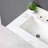 31" Bathroom Vanity Top - White, Rectangular Sink & 4" Backsplash With White Veined Included
