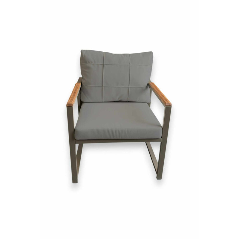 Ensemble de mobilier de jardin, Gris