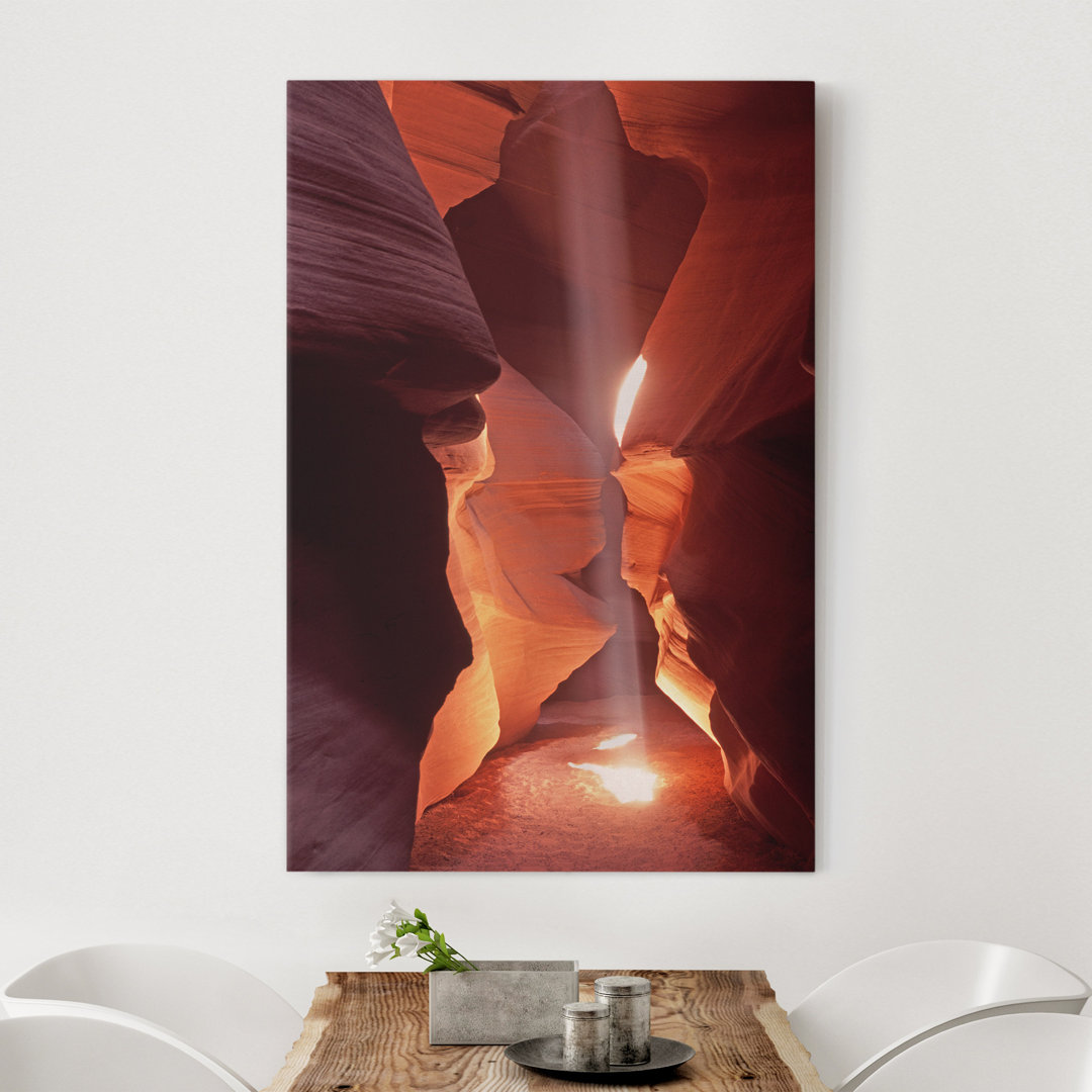 Leinwandbild Lichtschacht im Antelope Canyon