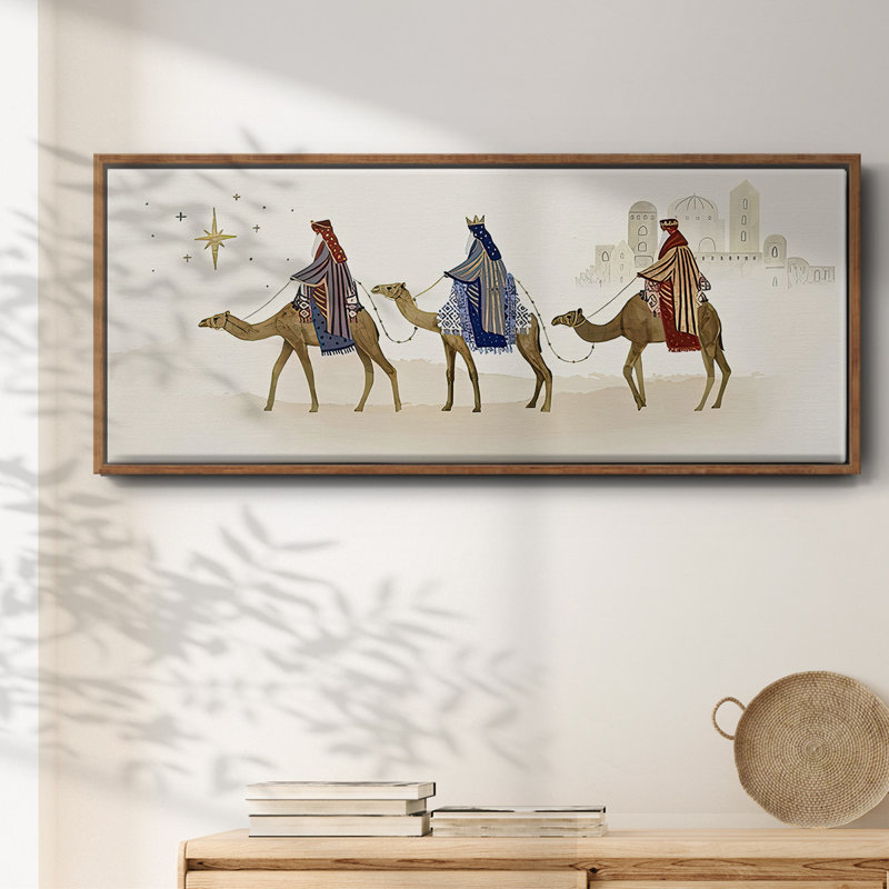 Collection Away in a Manger - Toile encadrée, H 8 po x l 20 po