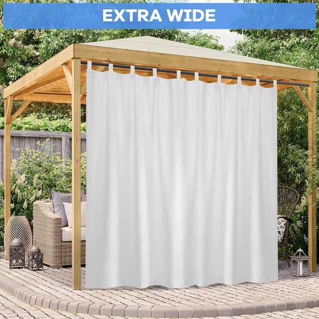 Blackout Curtain Single Panel, White