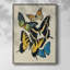 «Collage Butterflies II», reproduction encadrée - bois massif-289979685