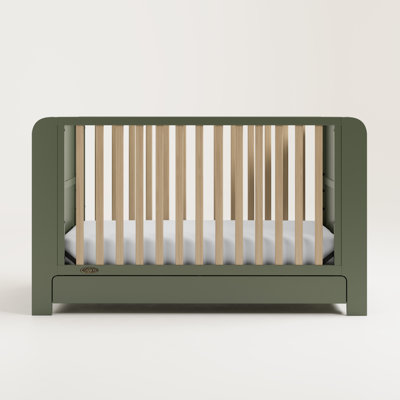 Read-with-Me Pine 4-in-1 Convertible Crib