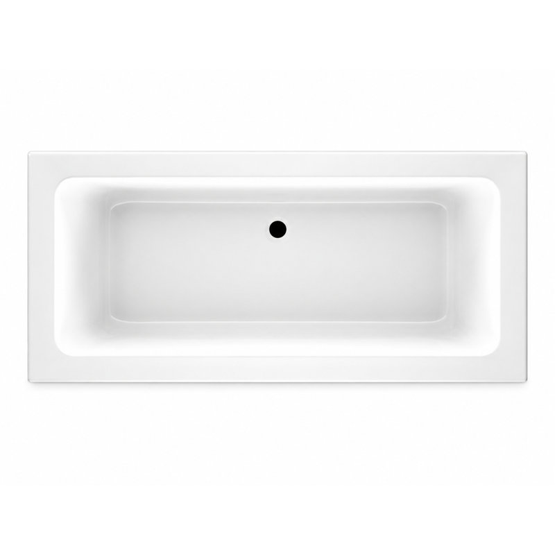 Almeria x Soaking Acrylic Bathtub, 45cm H x 170cm W x 75cm D