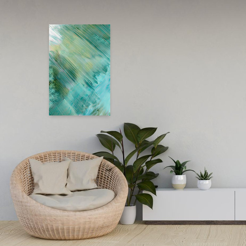 Art contemporain, art côtier abstrait, H 24 po x l 16 po