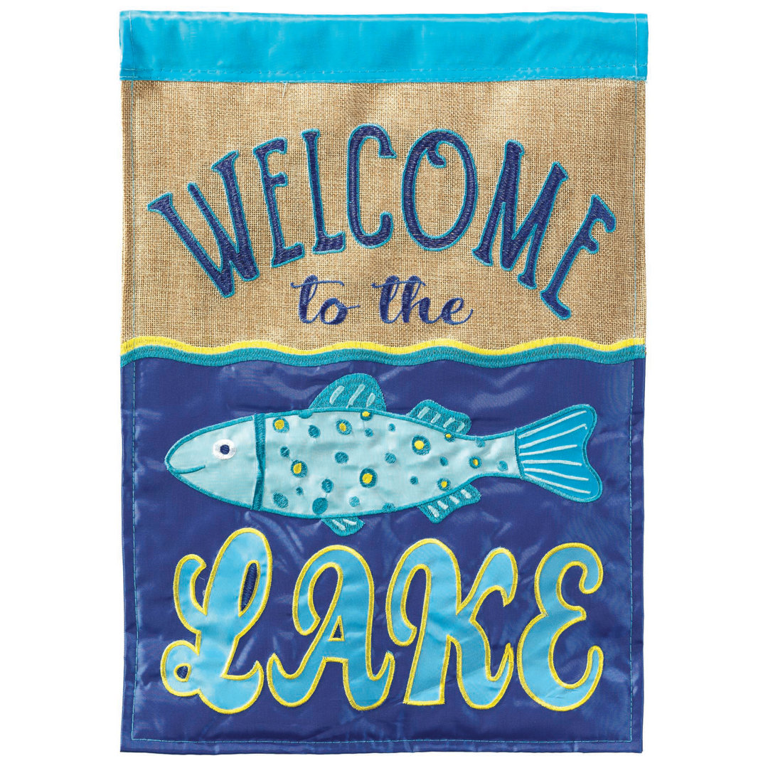 Ekkart Double Sided 42'' H x 29'' W Nylon House Flag Arlmont & Co.