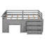 Lit mezzanine simple avec armoire et tablette -968270626