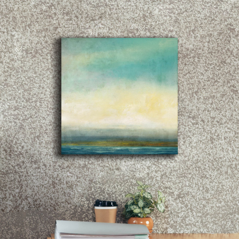 " Blue Tide " by Suzanne Nicoll, 18" H x 18" W x 0.75" D