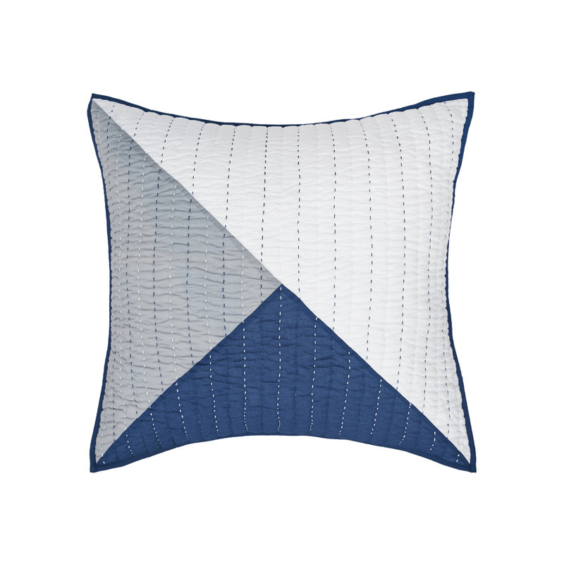 Asymmetrical Cotton Euro Sham - Machine Washable