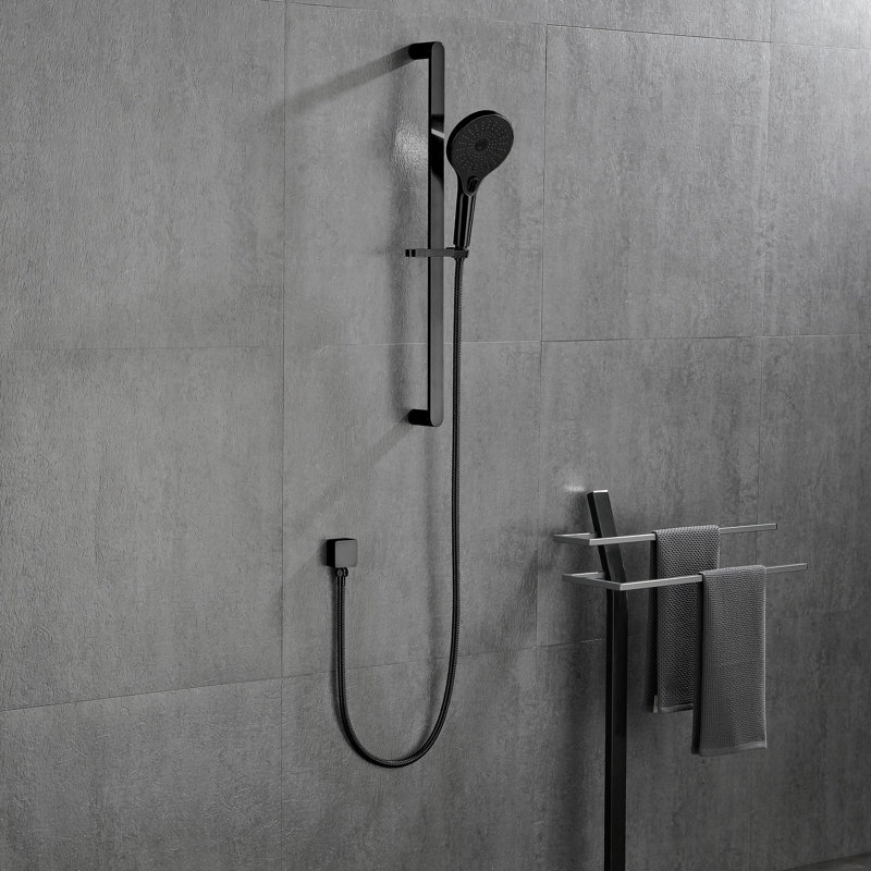 Douche à main avec barre coulissante