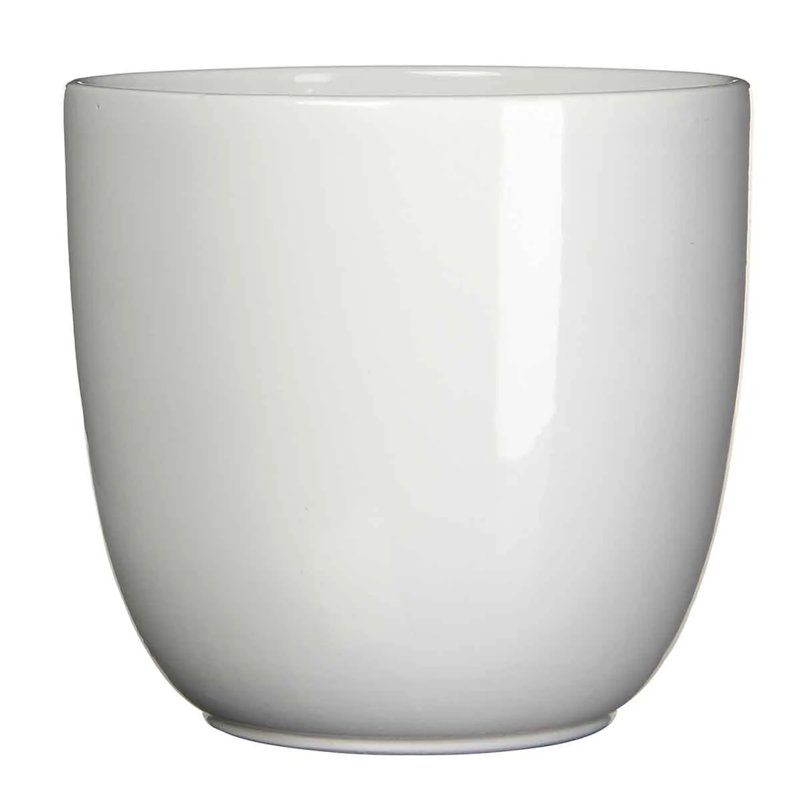 Moorcroft Ceramic Pot Planter, White, 34.5cm H x 39cm W x 39cm D