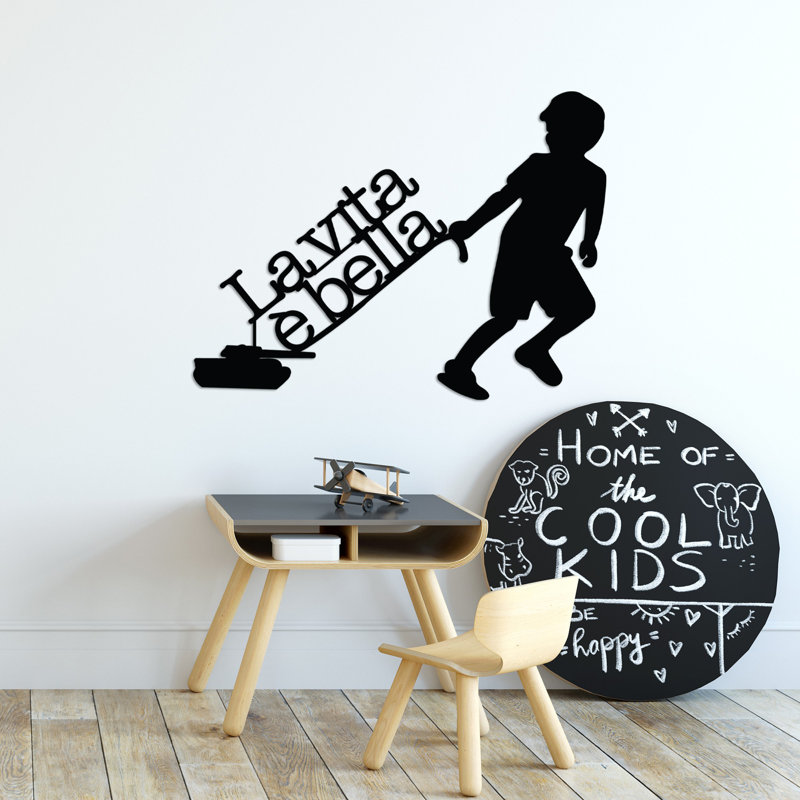 Elegant Black Decorative Metal Wall Accessory, 22.0 x 16.5 inches | 100% Durable Metal, Thickness: 0.06 inches | Lightweight at 1.4 lbs | Perfect for Modern Home Decor, Stylish and Eye-Catching Design