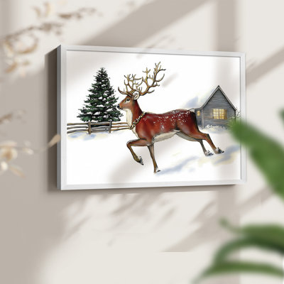 Art de Noël - DCCLXVI - Reproduction encadrée - Restickable