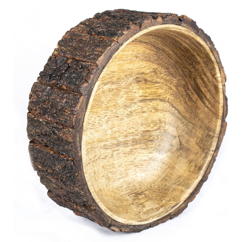 Bol décoratif en bois de manguier
