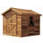 Rancher 8ft W x 12ft D Western Red Cedar Wood Storage Shed