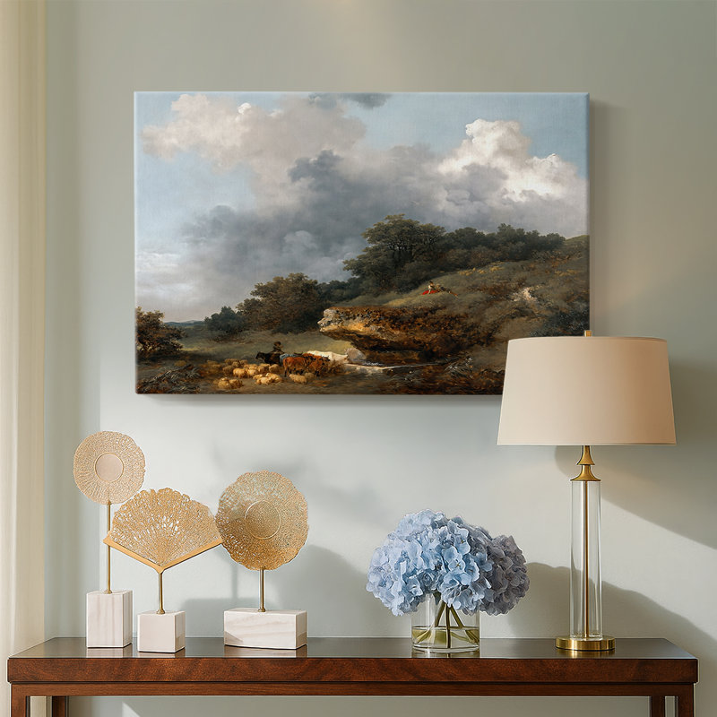 Jean "The Rock (Le Rocher)" - Art mural sur toile tendue de qualité musée, 32 x 48