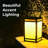 7.87 " Solar Powered Integrated LED Color Changing Square / Rectangular Lantern-91965006