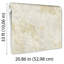 Papier peint ardoise fusion beige-763549317