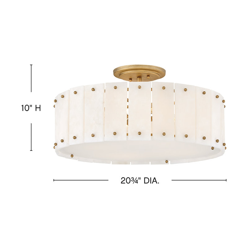 Simone 4 - Light Semi Flush Mount