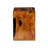 Knupp Black Teak Wood Accent Table with Resin Inlay